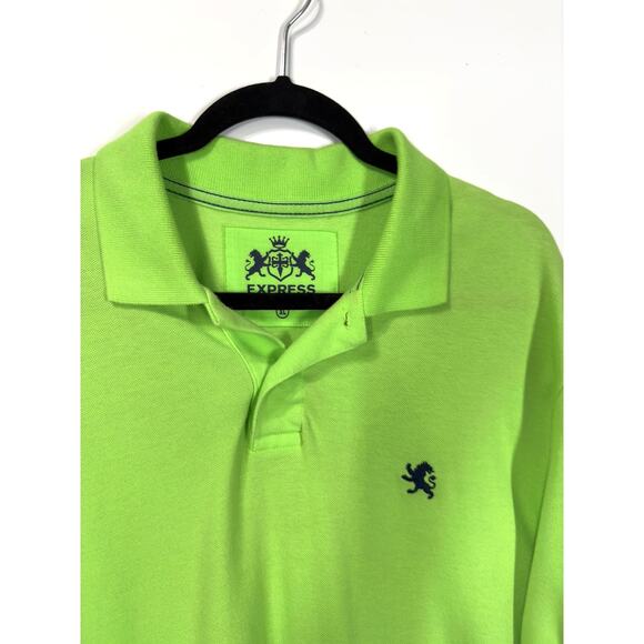 Express Polo Collared Short Sleeve Casual Y2K Golf Preppy Men's Size XL - Picture 3 of 7